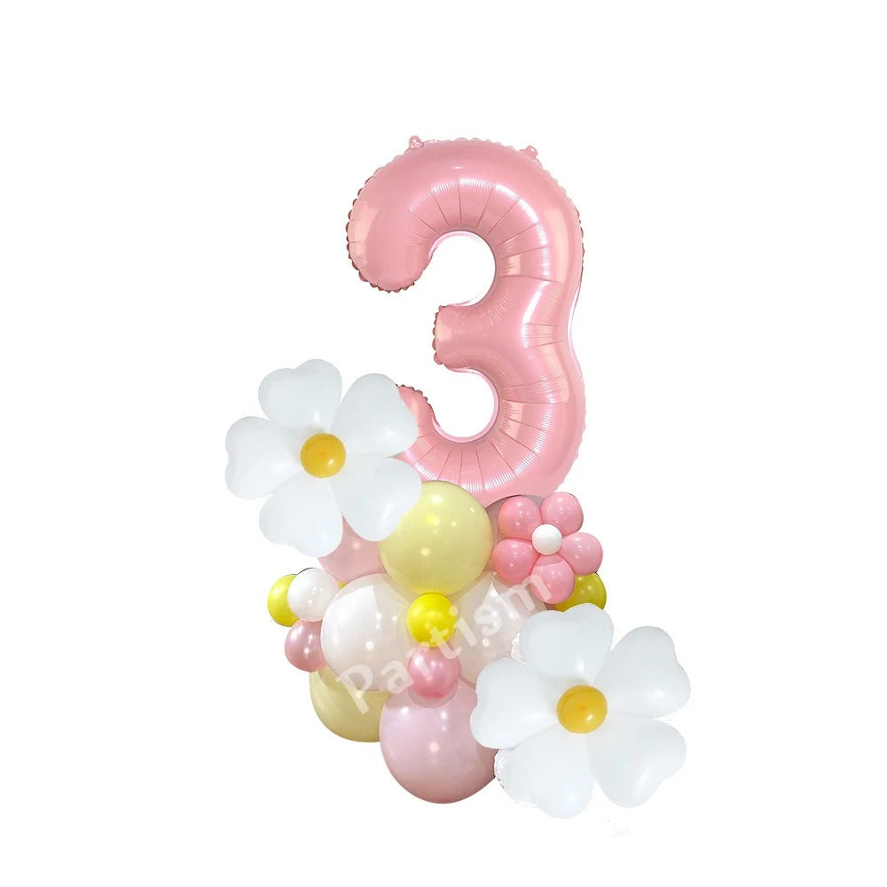 Flower Party Daisy Balloon Set (36pieces)