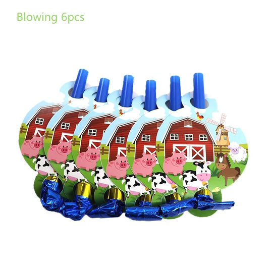 Farm Animals Party Barn Animals Party Blowers Party Accessory/Favours