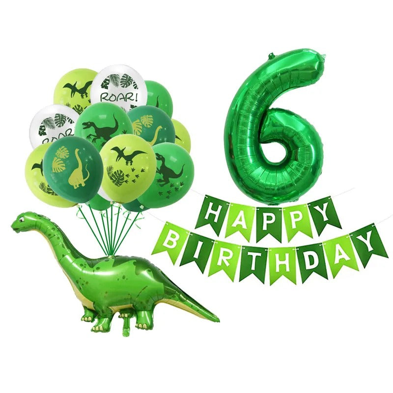 Dinosaur Party Balloon & Banner Set