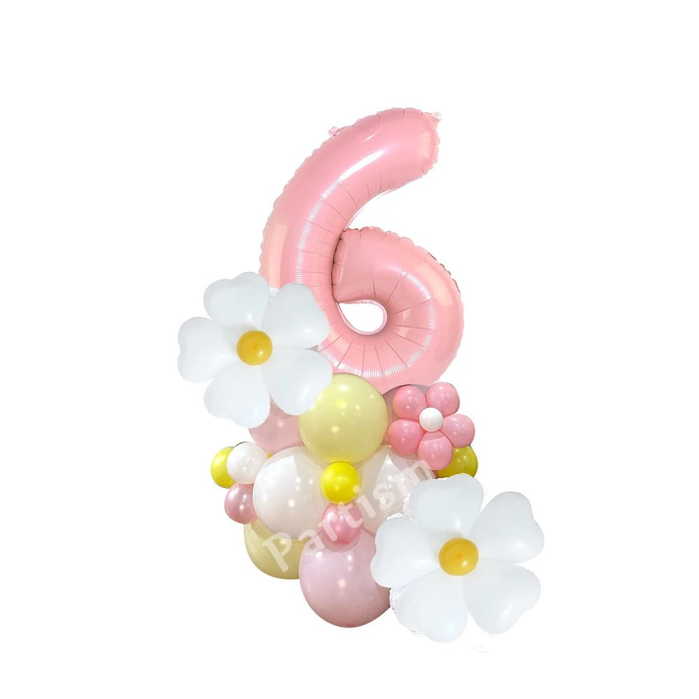 Flower Party Daisy Balloon Set (36pieces)