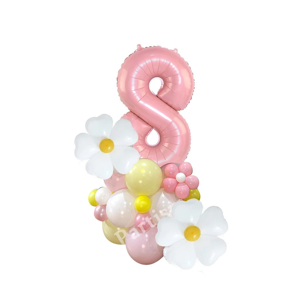 Flower Party Daisy Balloon Set (36pieces)