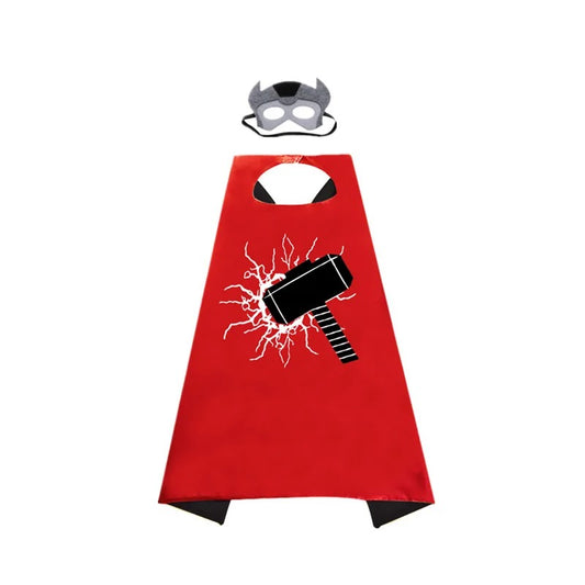 Superhero Party Thor Cape & Mask Set