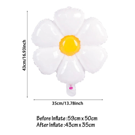 Flower Party Daisy Foil Balloon