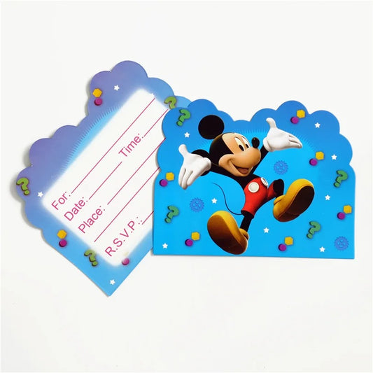 Mickey Mouse Party Mickey Party Invitations