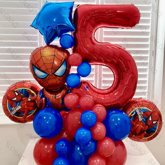 Superhero Party Spiderman DIY Balloon Set