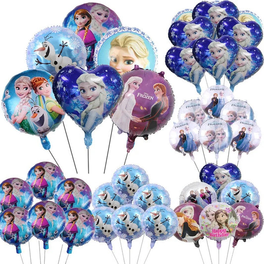 Frozen Party 18 inch Frozen Themed Foil Balloons (6)