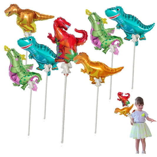 Dinosaur Party Dinosaur Balloon Sticks (5 pack)