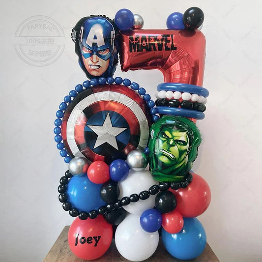 Superhero Party Captain America DIY Balloon Set (41 pieces)