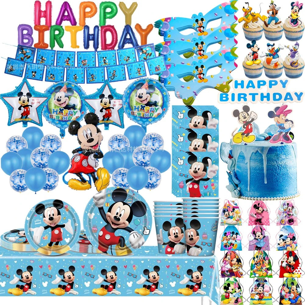 Mickey Mouse Party Complete Tableware Set