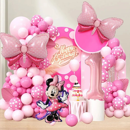 Minnie Mouse Party DIY Balloon Garland Set (120 pieces)