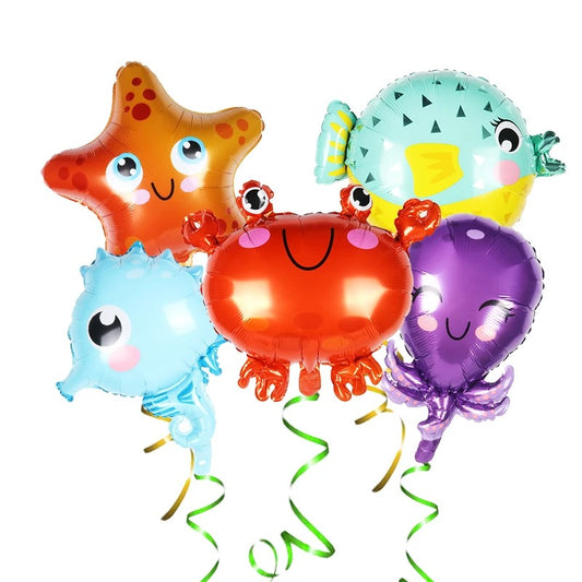 Under The Sea Party Ocean Animals Foil Balloons