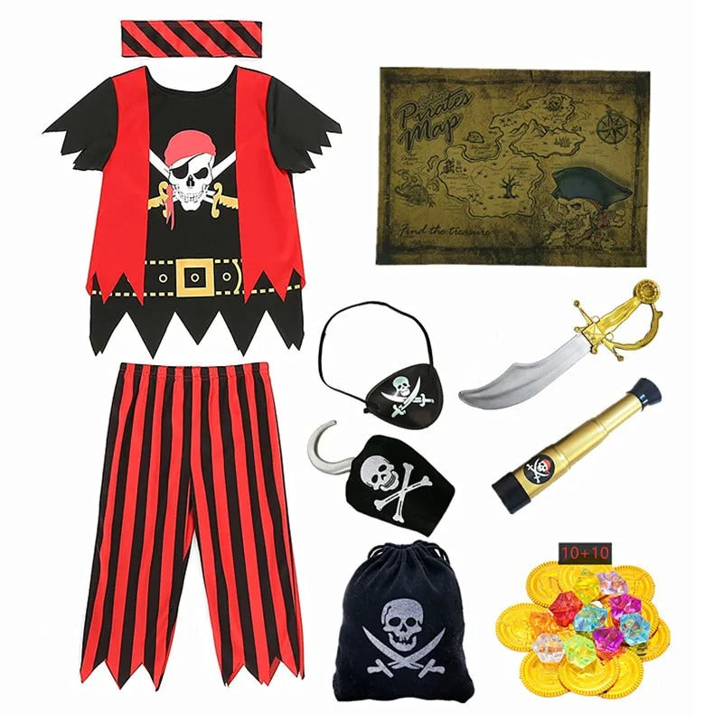 Pirate Party Kids Pirate Costume Set