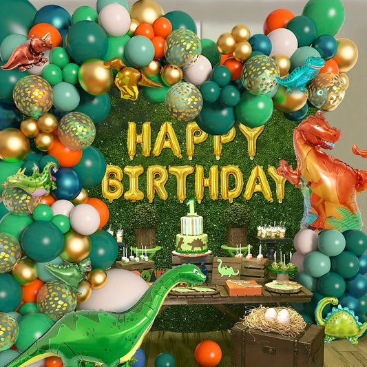 Dinosaur Party Dinosaur Balloon Arch Set (154 pieces)