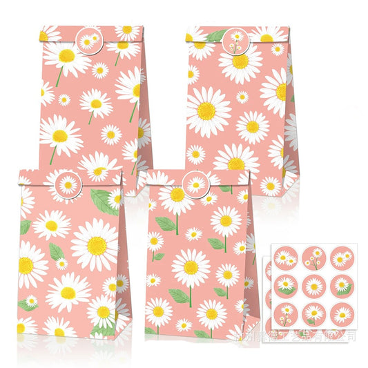 Flower Party Daisy Themed Gift Bags/Party Bags