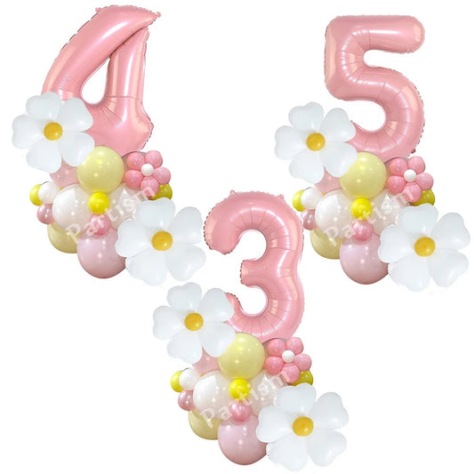 Flower Party Daisy Balloon Set (36pieces)