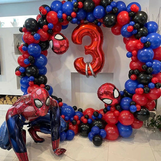 Superhero Party Spiderman DIY Ultimate Balloon Arch Circle