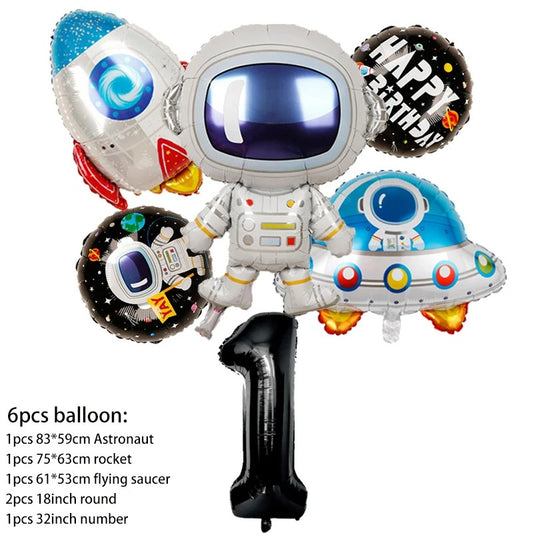 Out Of This World Space Party Balloon Set (6 piece)