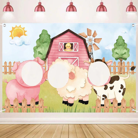 Farm Animals Party Farm Animals Photo Cut out Background