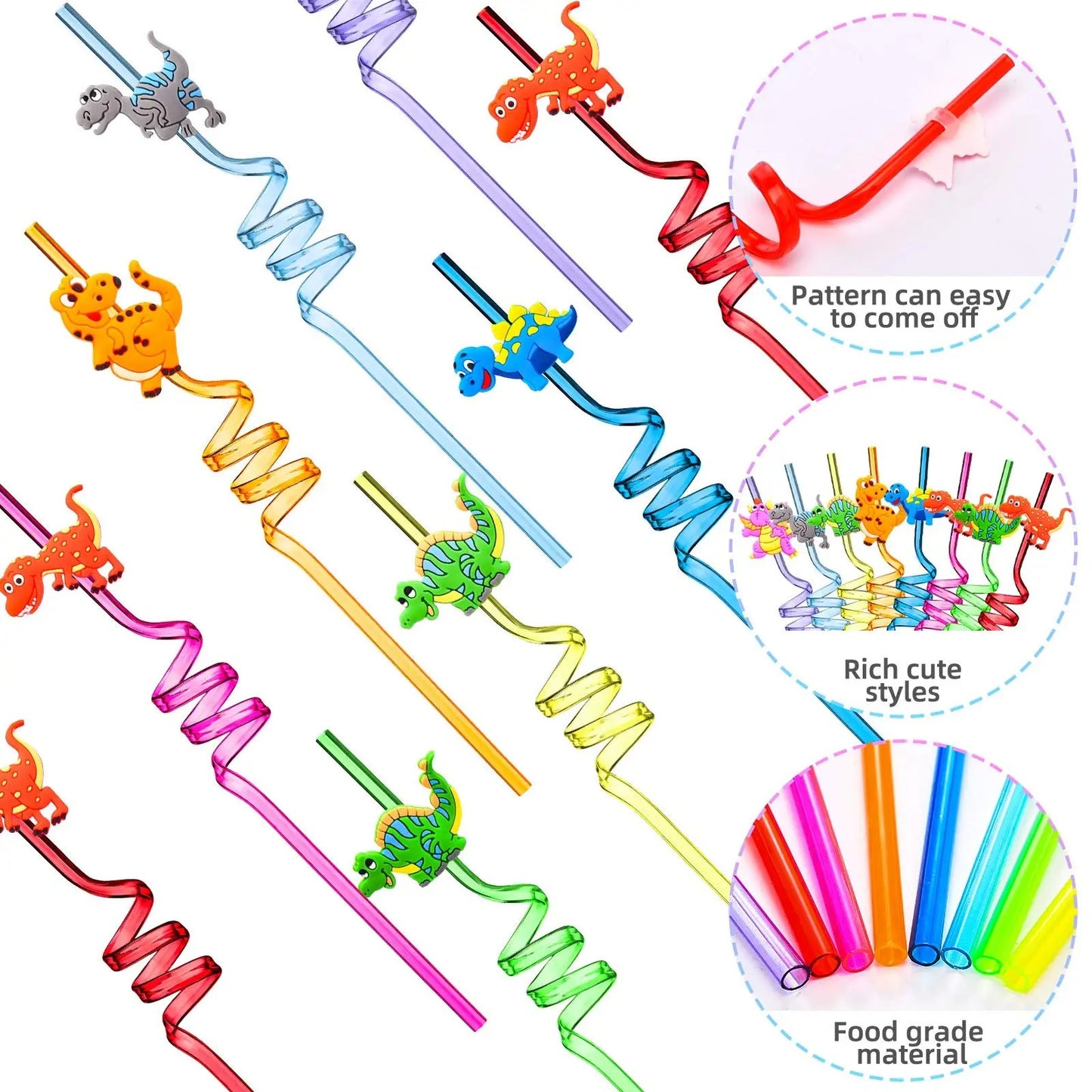 Dinosaur Party Dinosaur Straws Party Favour/Tableware