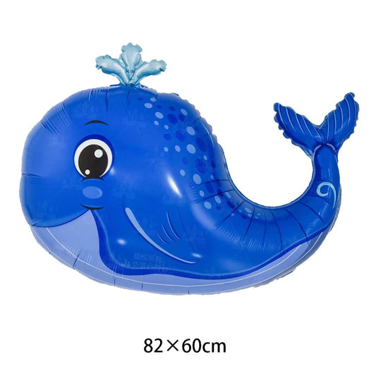 Under The Sea Party Ocean Animals Whale Foil Balloon