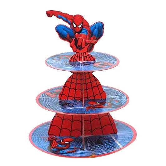 Superhero Party Spiderman Cupcake Stand