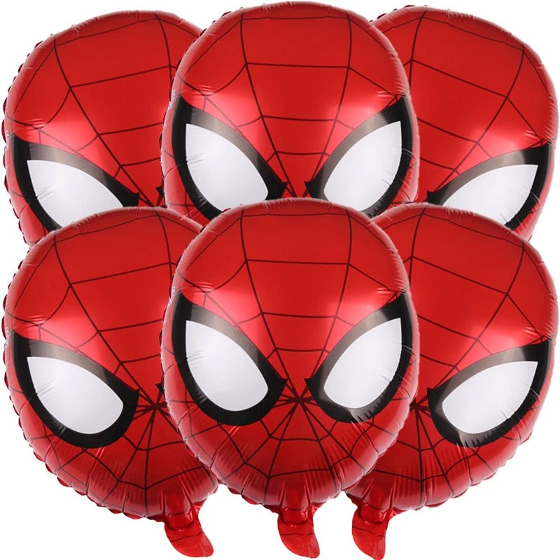 Superhero Party Spiderman Foil Balloons