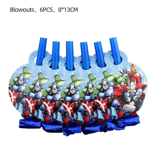 Superhero Party Avengers Party Blowers Party Bag Favours/Accessories