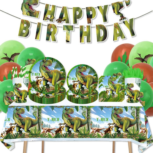 Dinosaur Party T Rex Tableware Set