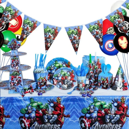 Superhero Party Avengers Party Tableware Set