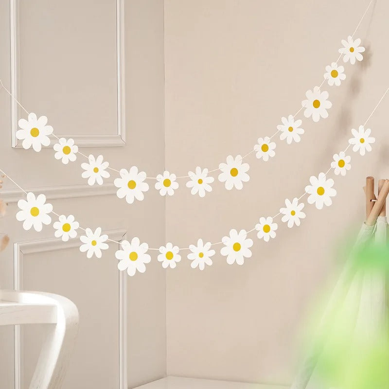 Flower Party Daisy Banner