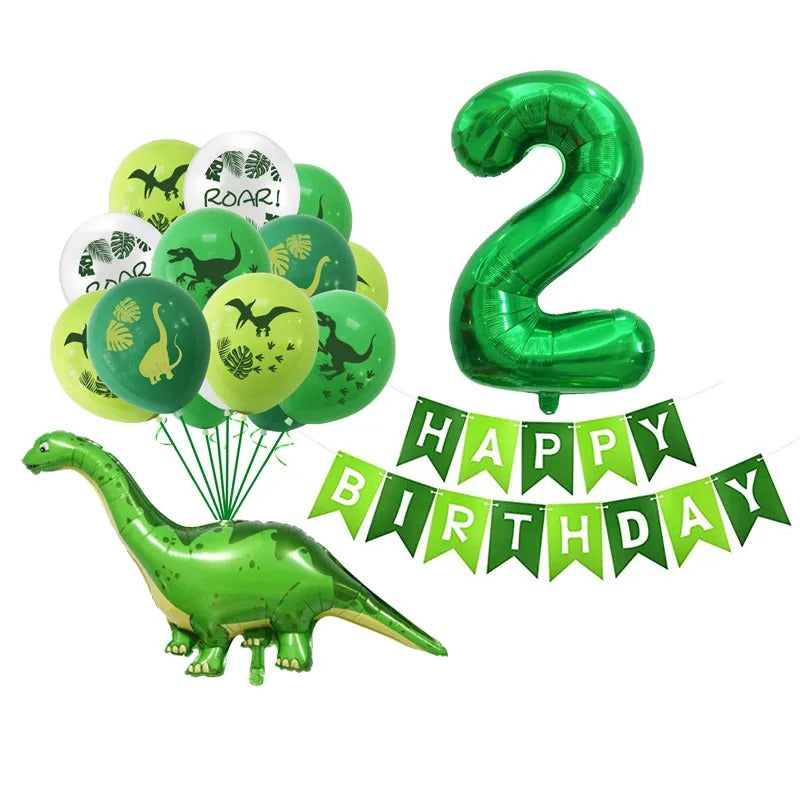 Dinosaur Party Balloon & Banner Set