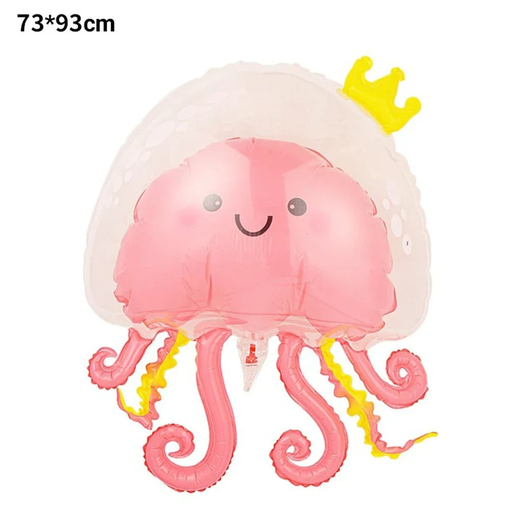 Under The Sea Party Jellyfish Shaped 3D Balloon