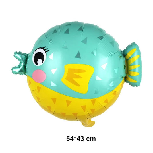 Under The Sea Party Ocean Animals Fish Foil Balloon