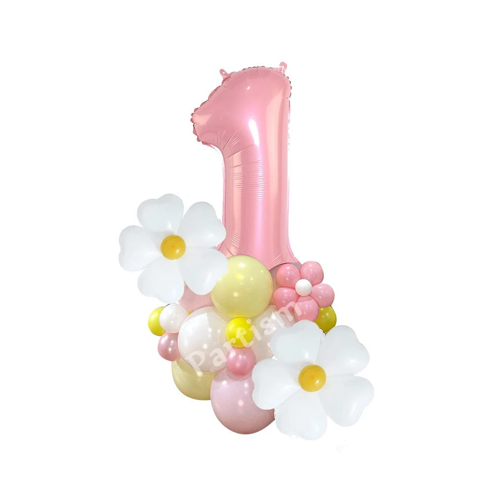 Flower Party Daisy Balloon Set (36pieces)