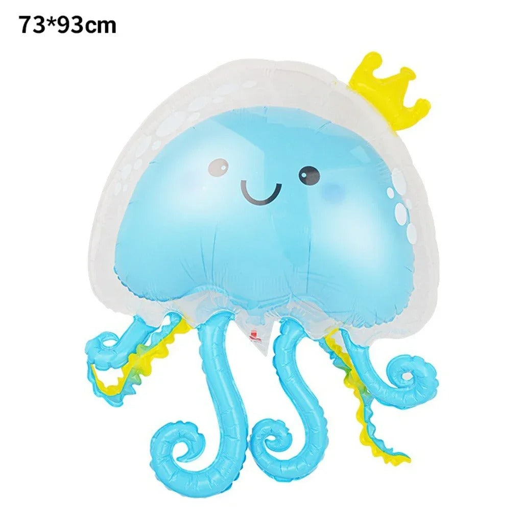 Under The Sea Party Jellyfish Shaped 3D Balloon