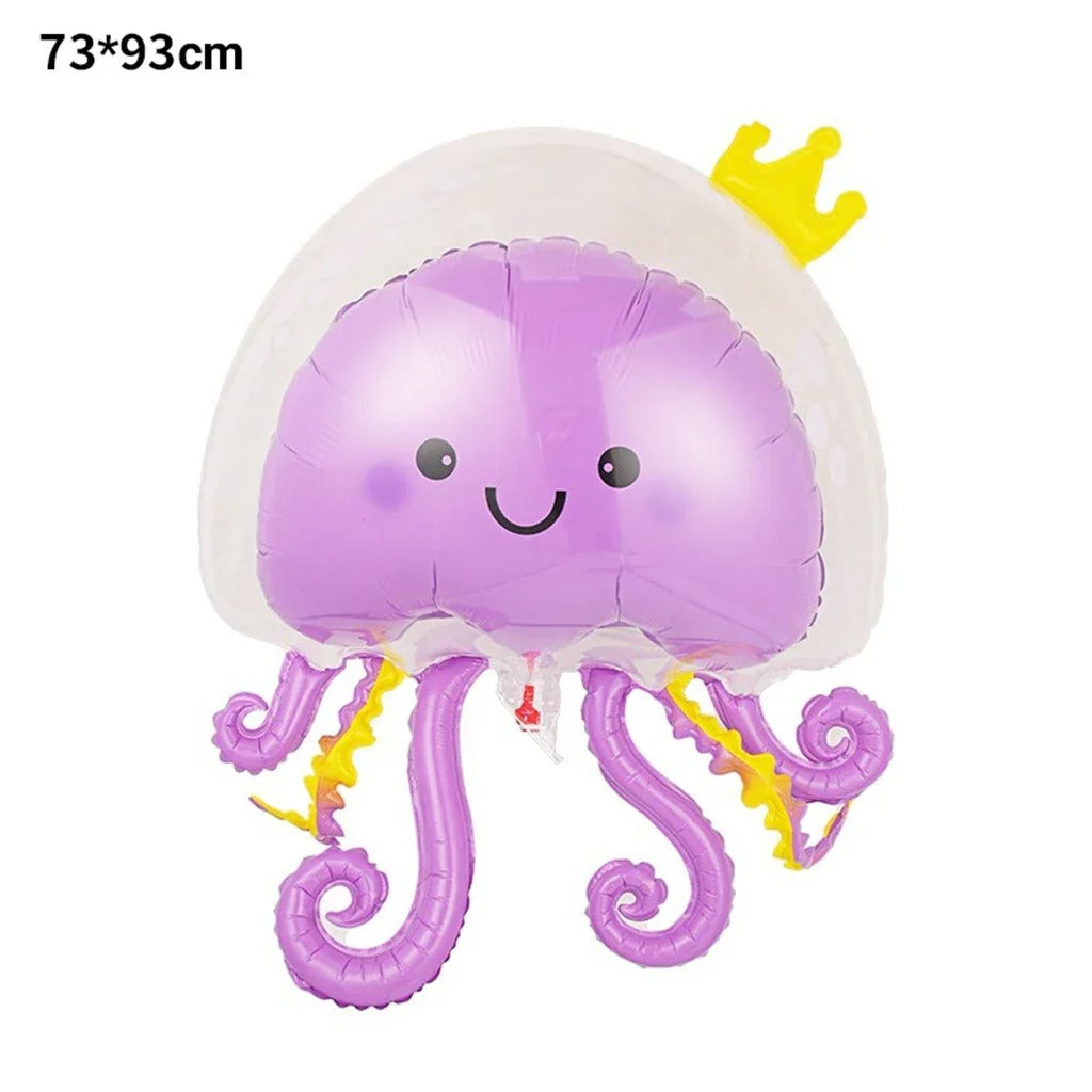 Under The Sea Party Jellyfish Shaped 3D Balloon