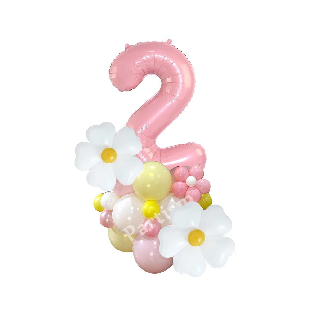 Flower Party Daisy Balloon Set (36pieces)